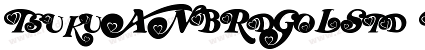 TsukuANBRdGoLStd B字体转换